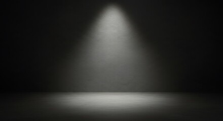 Illuminated Shadows A Single Beam Concrete Spotlight Grey Scale Focus Dark Light The Spotlight Shadow Play Light and Shadow Illumination Focused Light ``` AI Generated