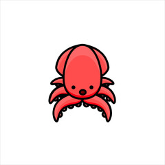 crab cartoon isolated on white