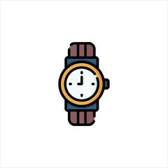 wristwatch vector illustration