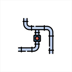 vector illustration of water tap
