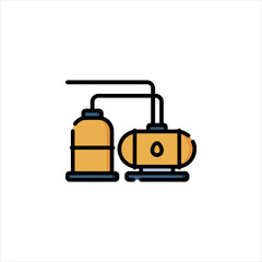 suitcase icon vector illustration