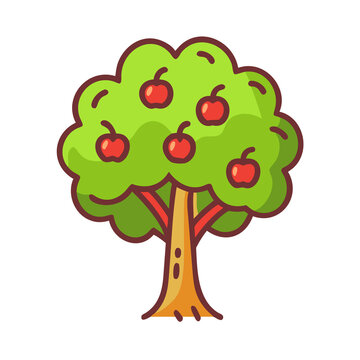 apple tree png transparent background