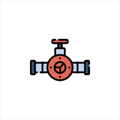 water tap isolated on white background