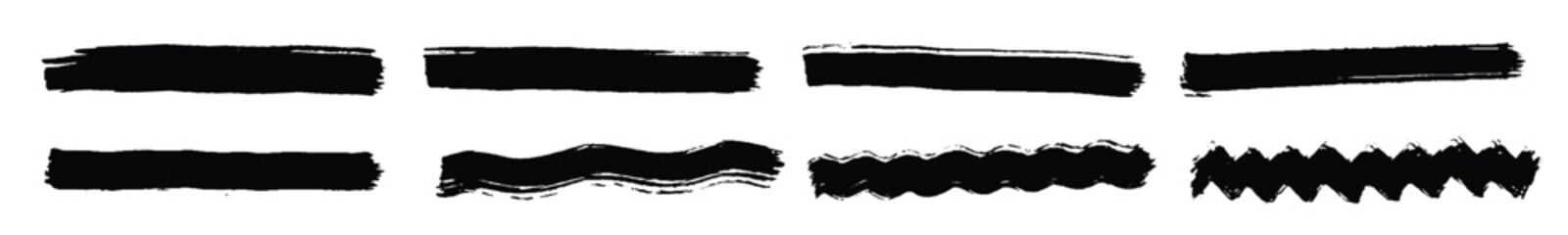 Set of grunge dividers.