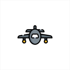 vector illustration of airplane