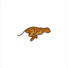 leopard vector illustration