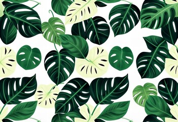 Featuring Monstera leaves pattern, high quality