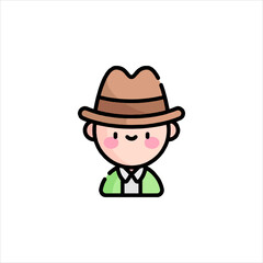 cartoon cowboy with a gun