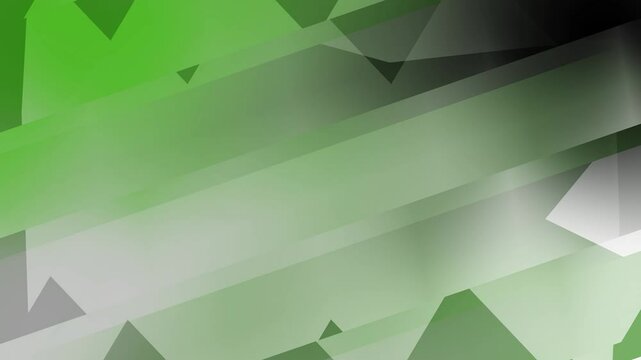 Green Geometric Glass Shimmer Looping Background, Aromantic Pride Concept