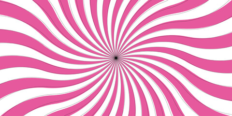 Abstract sunshine pattern vector background. Sun rays sunburst backdrop. Vintage beam sunburst with Classic vintage sun rays pattern. dark pink and white sunshine pattern vector