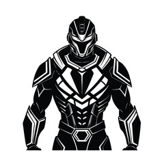 Futuristic Soldier in Powered Armor