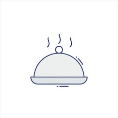 restaurant cloche icon