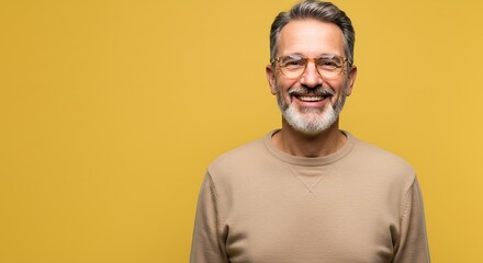 Obraz premium Golden Hour Grin AI Generated