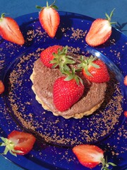 Erdbeertartelette