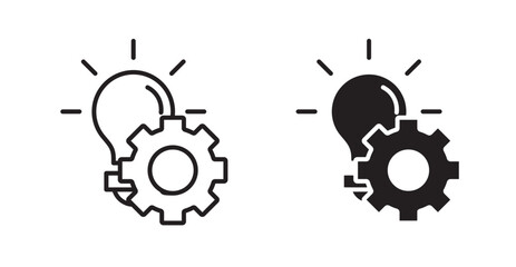 Technique icons. Vector isolated elements concept