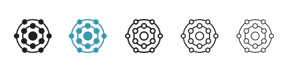 Antioxidant vector icon logo or illustration