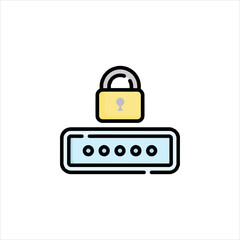 vector lock icon