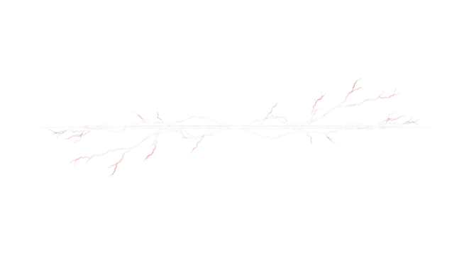 Electric divide branching energy across the void