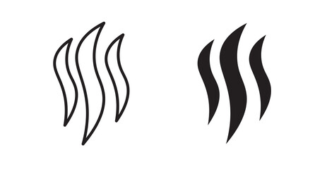 Obraz premium Aroma icons. Vector isolated elements concept