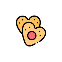 heart shaped cookies