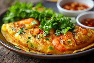 Golden Shrimp Pancake: A Savory Vietnamese Culinary Delight