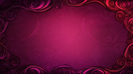 Purple Swirl Frame Background.