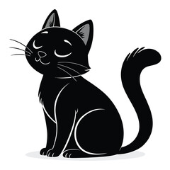  cat silhouette vector