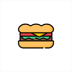 fast food illustration