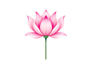 Naklejka premium Colorful Vesak Day icons lotus. Great for spiritual infographics, UI, and educational design. Isolated on white background, transparent PNG
