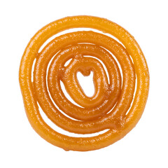 Sweet Jalebi Dessert, Crispy Spirals, Golden Brown, Delicious Treat, Indian Sweet, Transparent Background, Food Photography