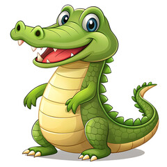 Naklejka premium cartoon crocodile cartoon