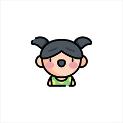 little girl with a smile