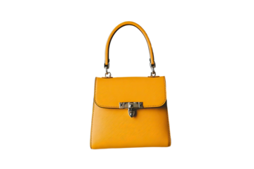 Bright yellow handbag