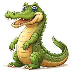 Fototapeta premium cartoon crocodile cartoon
