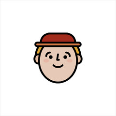 man in a hat