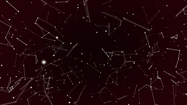 Dark space with a black hole in the center. The stars are scattered all over the background