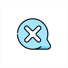 Obraz premium vector cross icon