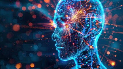 Futuristic AI art with glowing circuits and shapes stock photo --ar 16:9 --raw --v 6 Job ID: 5458c736-f107-4df7-937b-30edec3280ec