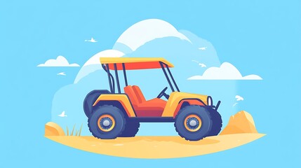 Yellow Buggy Beach Adventure.