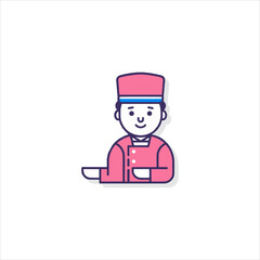 cartoon character chef