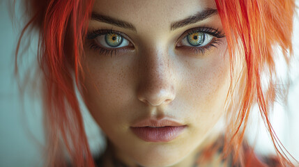 Obraz premium Close-up portrait of young woman (2)
