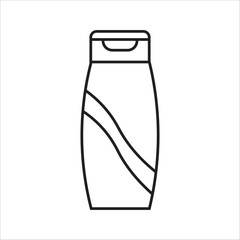 Shampoo bottle icon in trendy flat style isolated. Symbol for your website design, logo, app, UI. Vector illustration, on white background