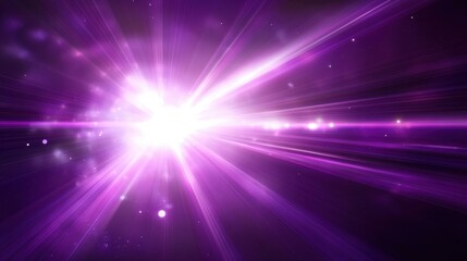 Obraz premium purple light rays burst background