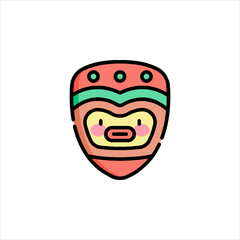 happy face with heart