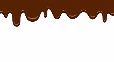 Dripping Chocolate Background Texture Image