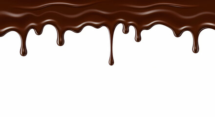Delicious Melted Chocolate Dripping Background Image