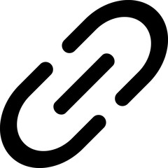 Hyperlink icon. Link icon isolated on white background