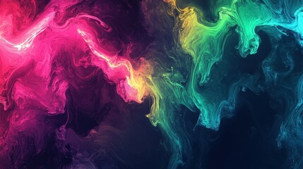 Fototapeta premium abstract colorful swirling paint texture
