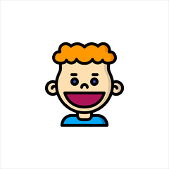 set of funny cartoon chef