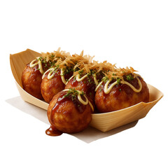 たこ焼きの魅力　ソースとマヨネーズの誘惑　透過データ　日本食